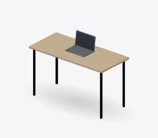Desk from the room planner furniture library