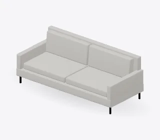 Sofa from the room planner furniture library