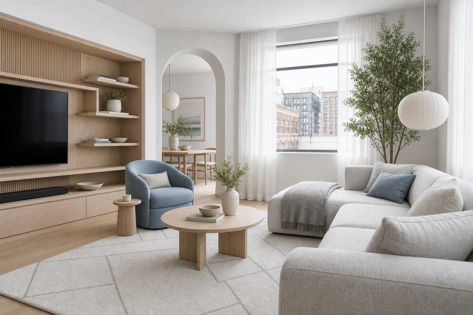Scandinavian living room direction