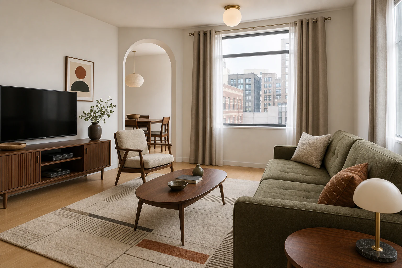 Mid-century interior direction