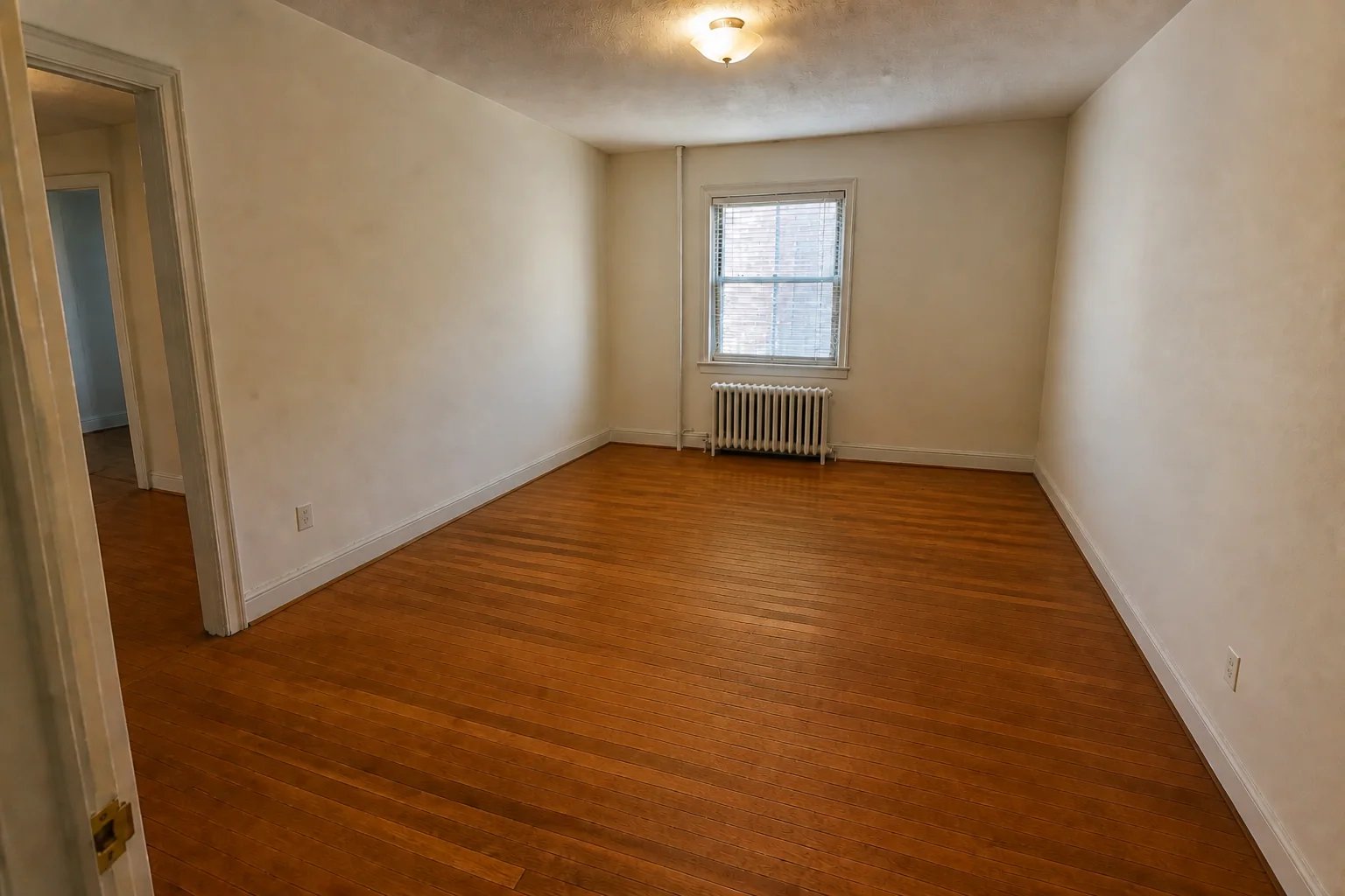 Remove Furniture example showing the original space and a transformed result: after